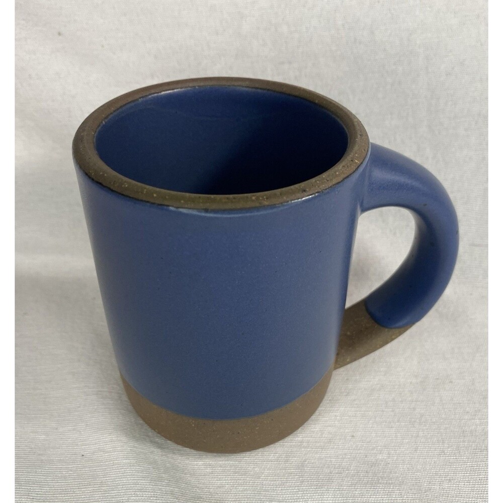 East Fork Stoneware Ceramic Mug  Blue Ridge Glaze and Exposed Brown Clay Bottom